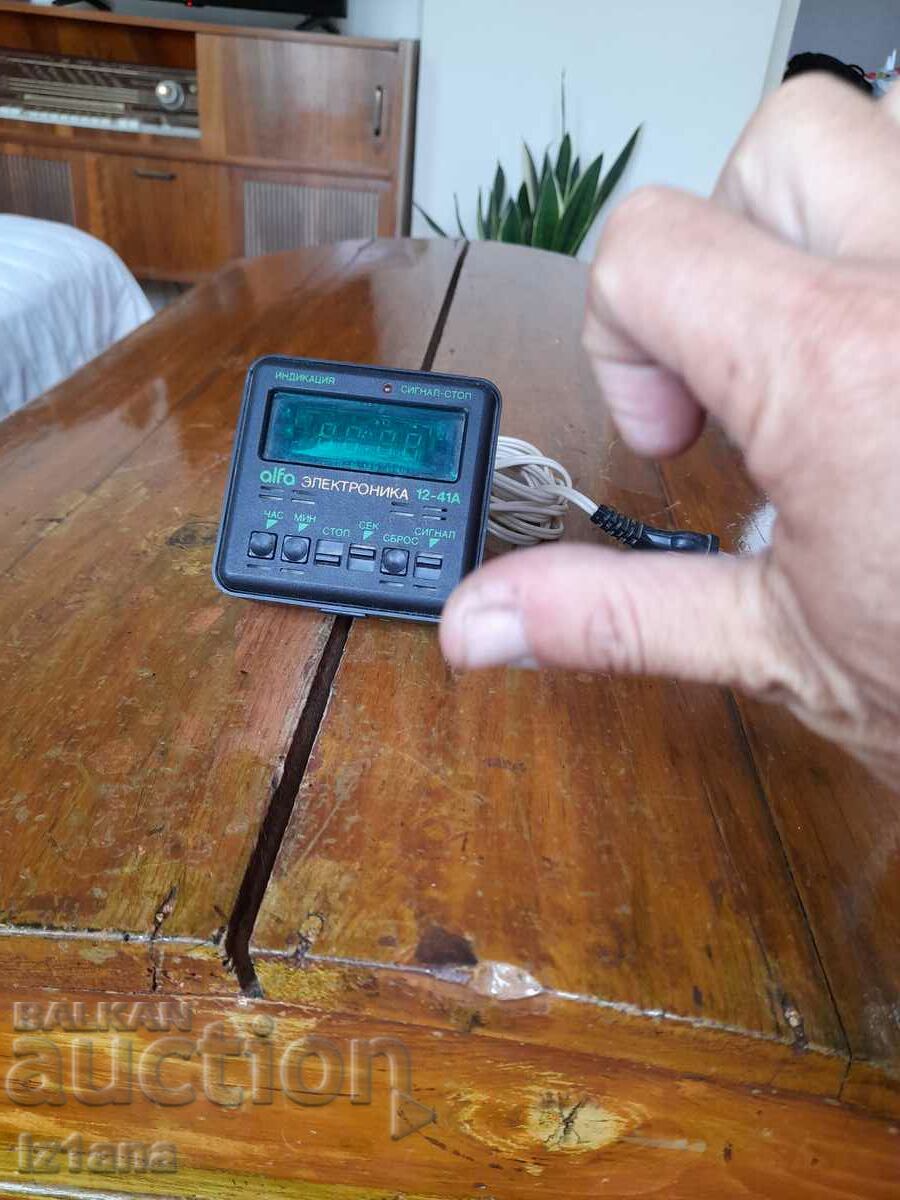 Παλιό επιτραπέζιο ρολόι Electronics 12-41A - 7 Παλιό επιτραπέζιο ρολόι Electronics 12-41A - 7