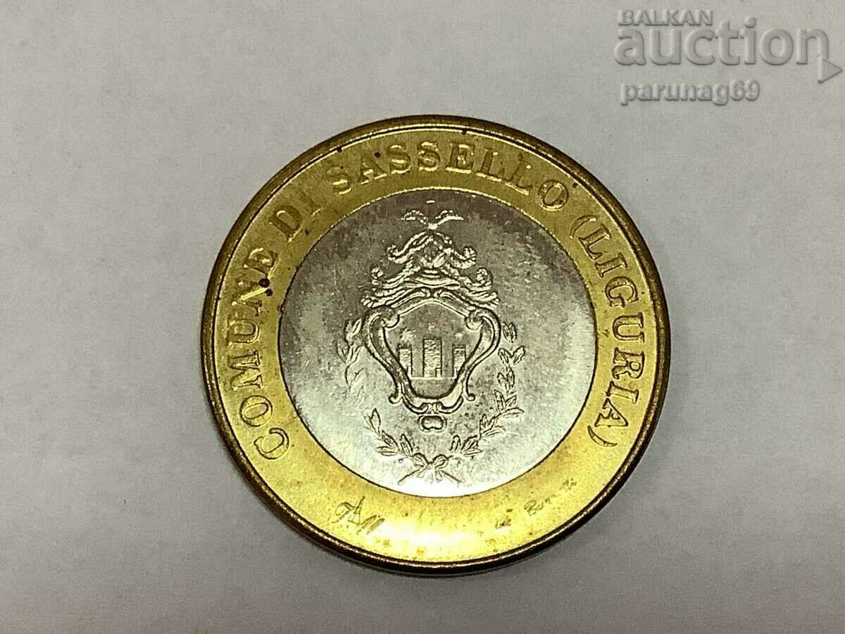 Италия - Лигурия 1 евро 2000 година - Фентъзи монета