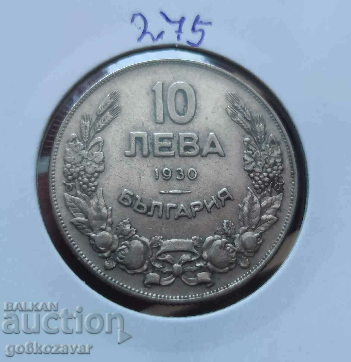 Bulgaria 10 BGN 1930 Colecție!