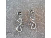 New medical steel snake earrings