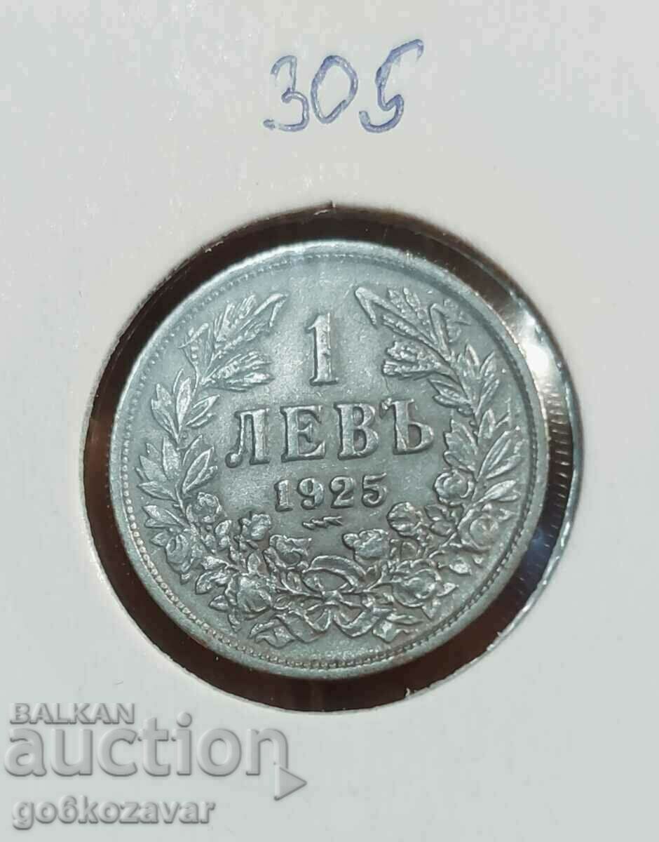 Auction  Bulgaria 1 BGN 1925 with Mark! for Collection!