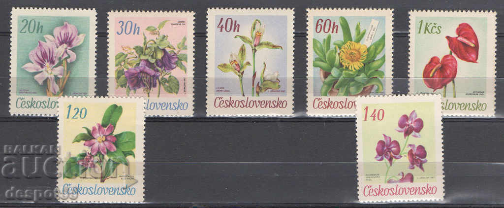 1967. Чехословакия. Ботаническа градина - Цветя.
