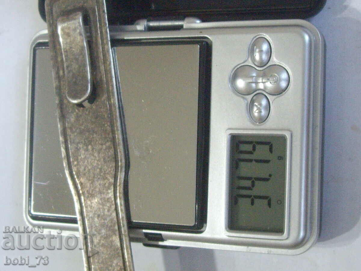 Old silver letter knife. - 6 Old silver letter knife. - 6