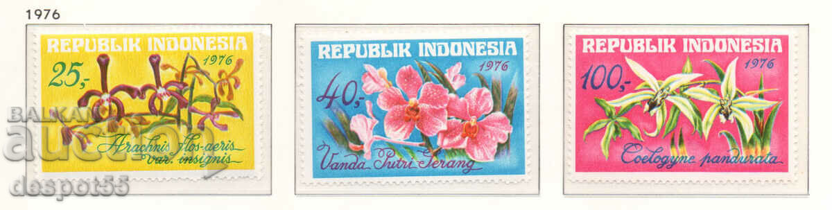 1976. Indonesia. Orchids.