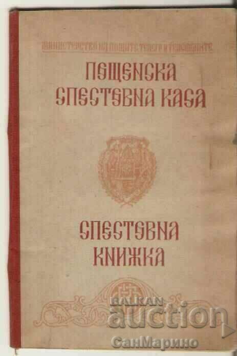 Savings book Postal Savings Bank 1950