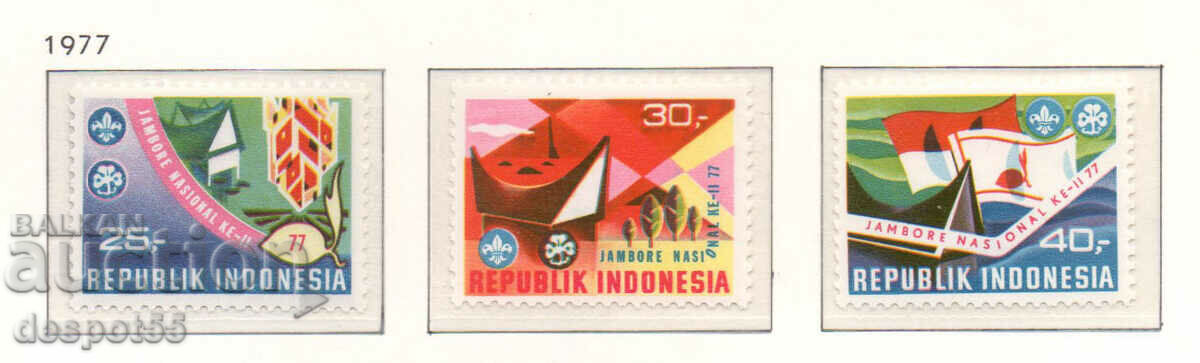 1977. Indonezia. Al 11-lea Jamboree Național Scout.