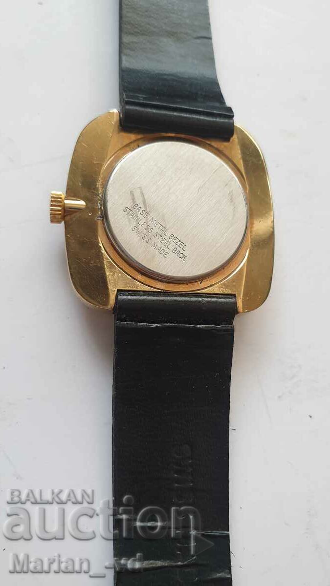 Agon mechanical gold-plated watch - 5