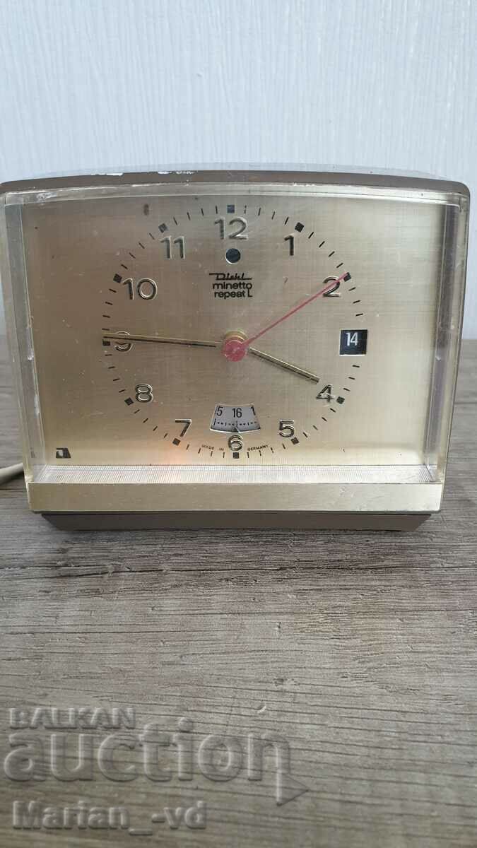 Auction Old German electric alarm clock Auction Old German electric alarm clock