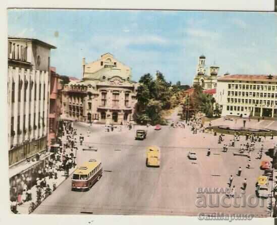 Καρτ ποστάλ Βουλγαρία Βάρνα πλατεία «9η του Σεπτεμβρίου» 4 *
