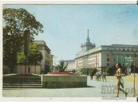 Καρτ ποστάλ της Βουλγαρίας Σόφια πλατεία «9η του Σεπτεμβρίου» 1 *