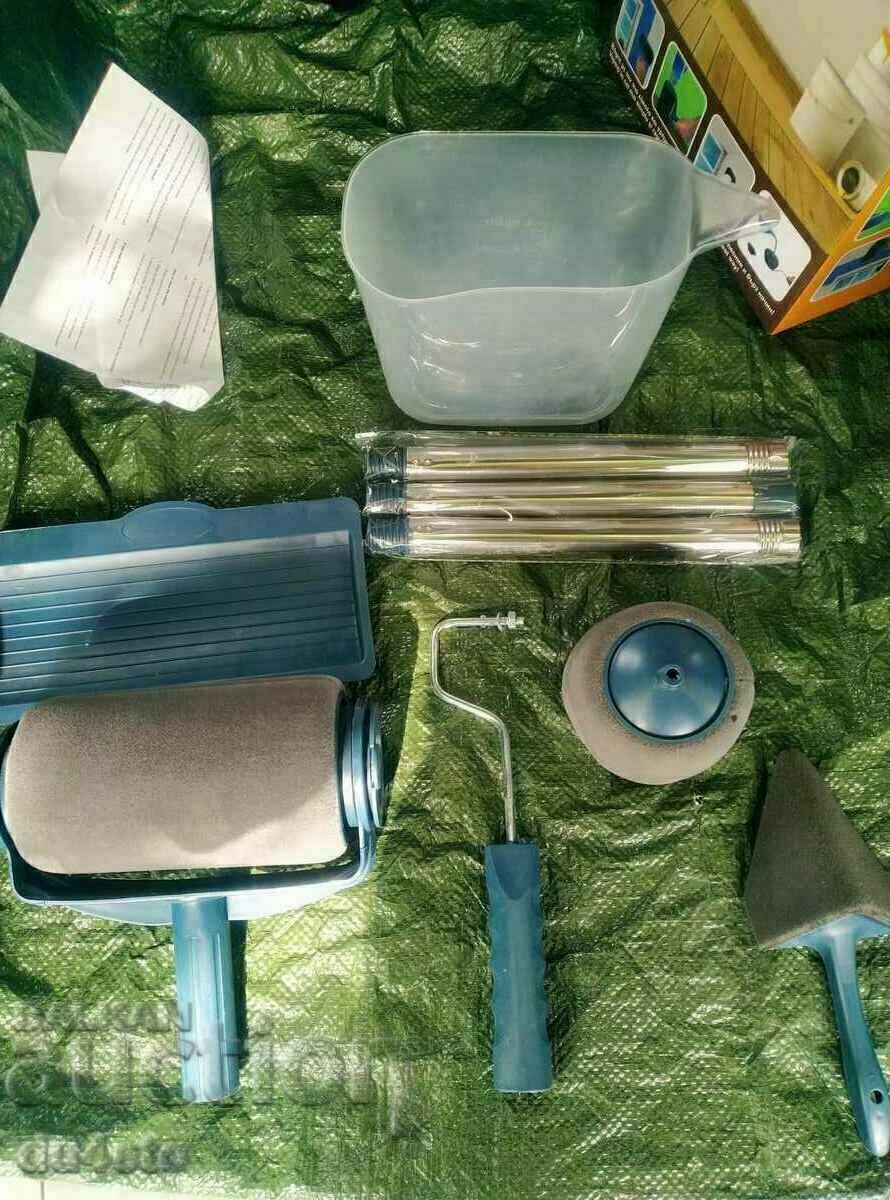 Set of roller system with tank and accessories for painter - 6 Set of roller system with tank and accessories for painter - 6