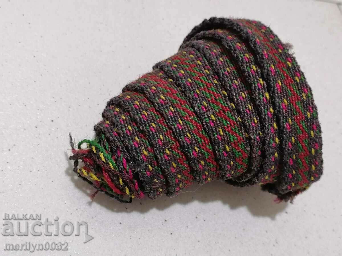 Old hand-woven belt girdle costume belt with a length of 1.80 m with price 65.00 BGN | € 33.23 Old hand-woven belt girdle costume belt with a length of 1.80 m with price 65.00 BGN | € 33.23