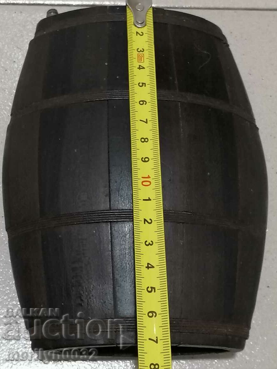 Old wood pawler wooden bucket brown bucket - 5 Old wood pawler wooden bucket brown bucket - 5