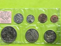 New Zealand Exchange Coin Set 1969 BU Rare