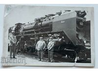 Fotografie în fața Locomotivei