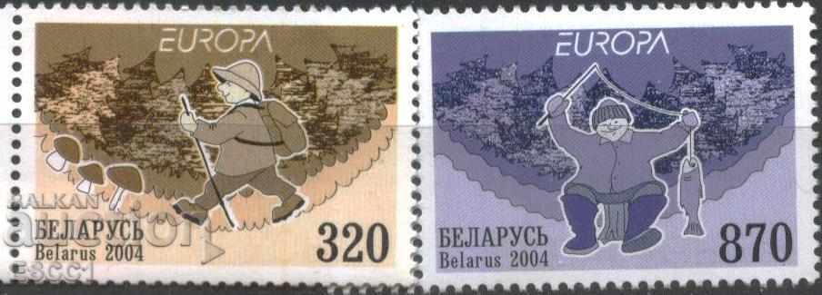 Чисти марки Европа СЕПТ  2004  от Беларус