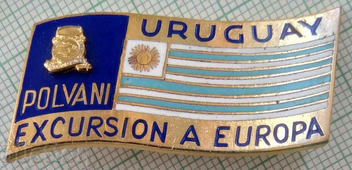 13732 Uruguay Polvani - Excursion to Europe - bronze enamel