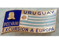13732 Uruguay Polvani - Excursion to Europe - bronze enamel