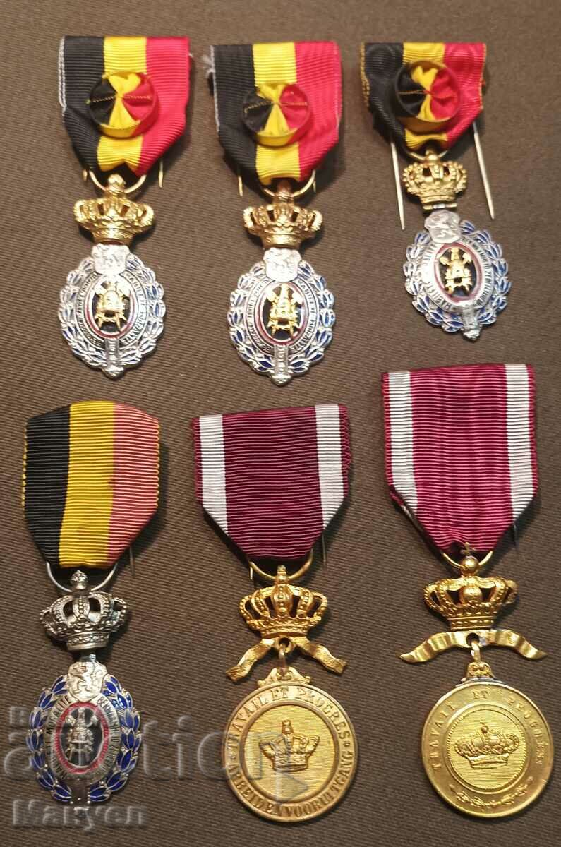 Lot of orders and medals - Belgium.