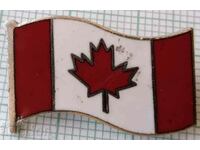Σήμα 13739 - Σημαία Καναδά - Χάλκινο σμάλτο