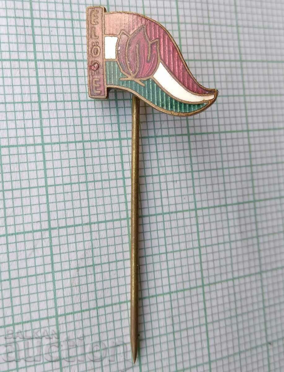 13743 ELORE Pioneer organization Hungary - bronze enamel with price 6.00 BGN | € 3.07 13743 ELORE Pioneer organization Hungary - bronze enamel with price 6.00 BGN | € 3.07