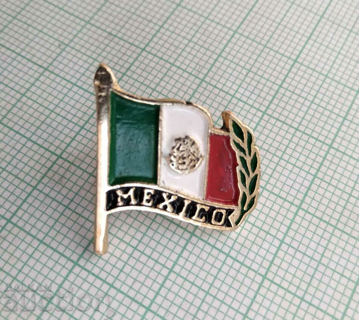 Auction 13751 Badge - flag flag Mexico Auction 13751 Badge - flag flag Mexico
