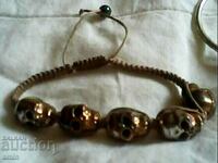 used heavy bronze bracelet