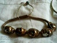 used heavy bronze bracelet