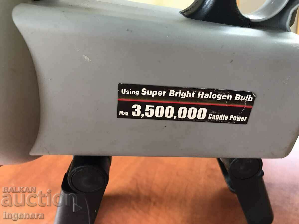 Auction HUGE AND POWERFUL HALOGEN LANTERN MARKOV Auction HUGE AND POWERFUL HALOGEN LANTERN MARKOV