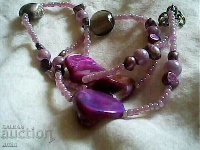 Delivery of necklace is a bracelet of natural pearls is gray Delivery of necklace is a bracelet of natural pearls is gray