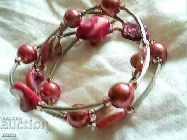 necklace is a bracelet of natural pearls is gray - 5 necklace is a bracelet of natural pearls is gray - 5