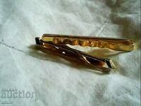 2 pcs gold plated tie pins