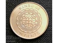 Solomon Islands. 20 cents 2012 UNC.