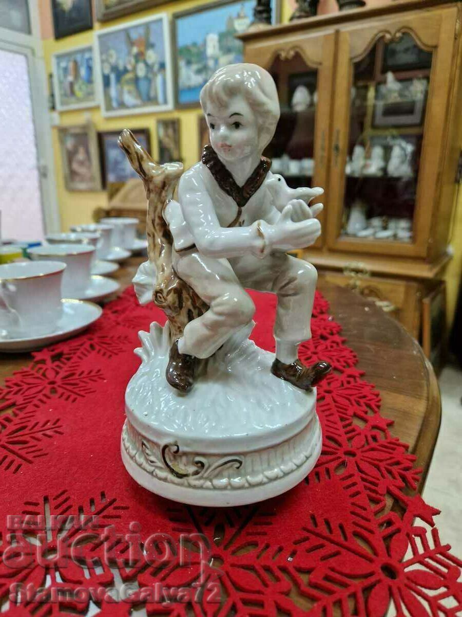 A great musical porcelain figure figurine