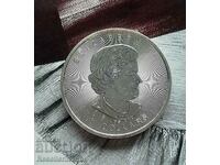 1 and 1/2 ounce 8 Dollars Investment Silver Coin -...