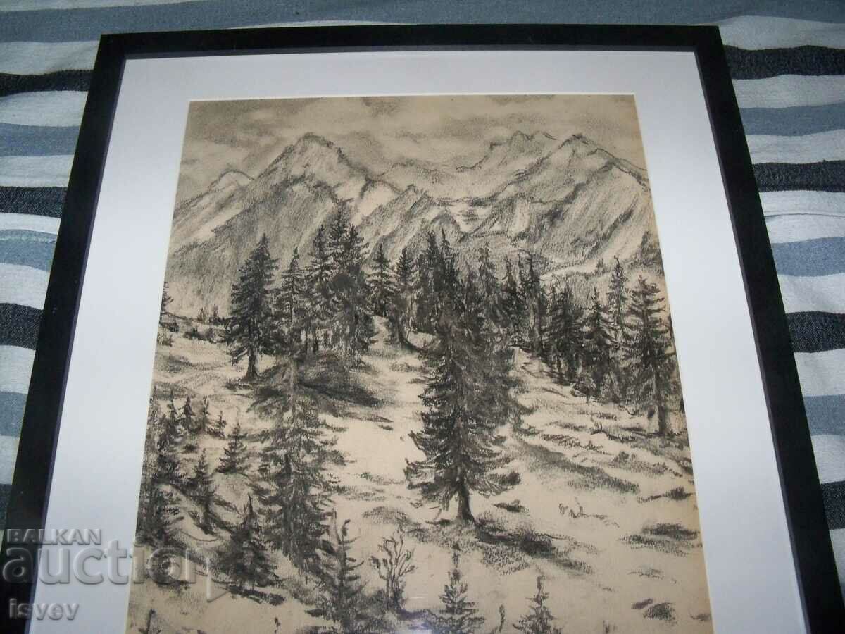 Beautiful landscape, graphics by the artist Desislava Ilieva with price 170.00 BGN | € 86.92 Beautiful landscape, graphics by the artist Desislava Ilieva with price 170.00 BGN | € 86.92