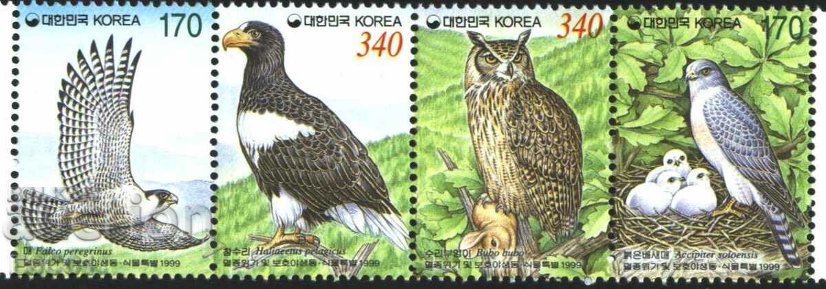 Pure Stamps Fauna Birds of Prey 1999 from South Korea