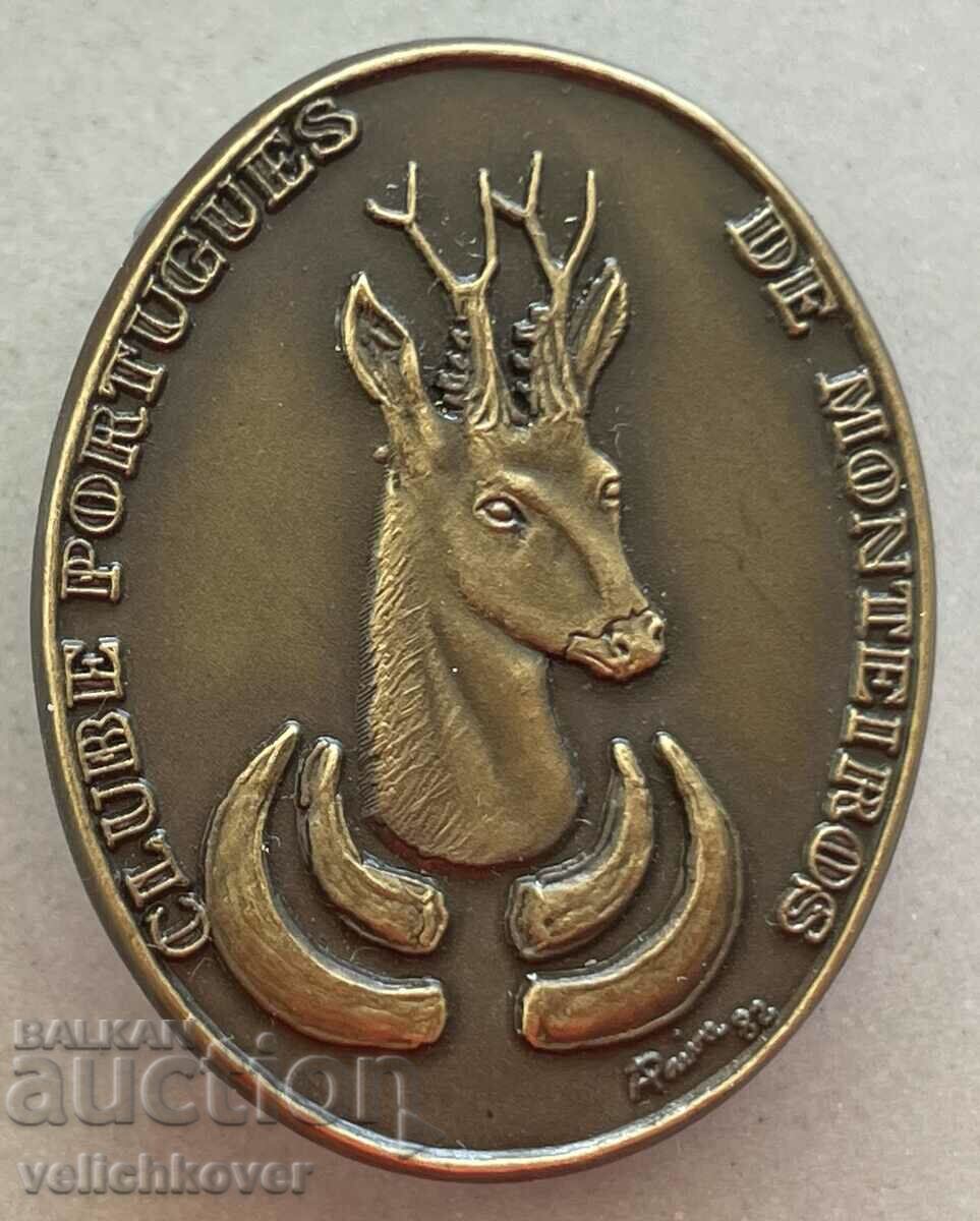 35190 Portugal badge Portuguese Hunting Union