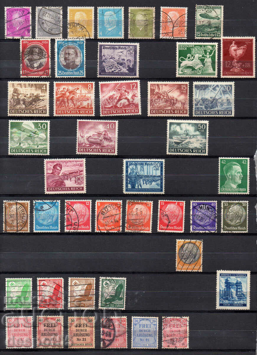 1934-42. Германия. Произволна селекция до 1942 год. 1934-42. Германия. Произволна селекция до 1942 год.