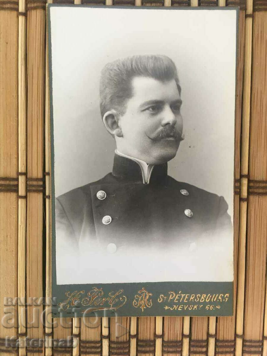 Стара Руска Военна фотография 1900? С. Петербург #4