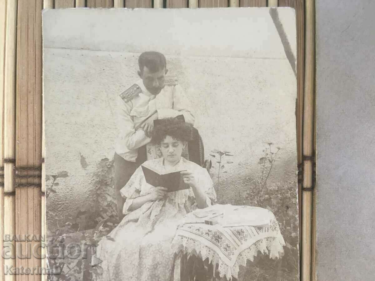 Licitație Lot de fotografii militare vechi bulgare / Card 1908
