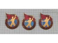 FOR LONG-TERM AND CONSCIENTIOUS WORK E-MAIL BADGES LOT 3 PCS