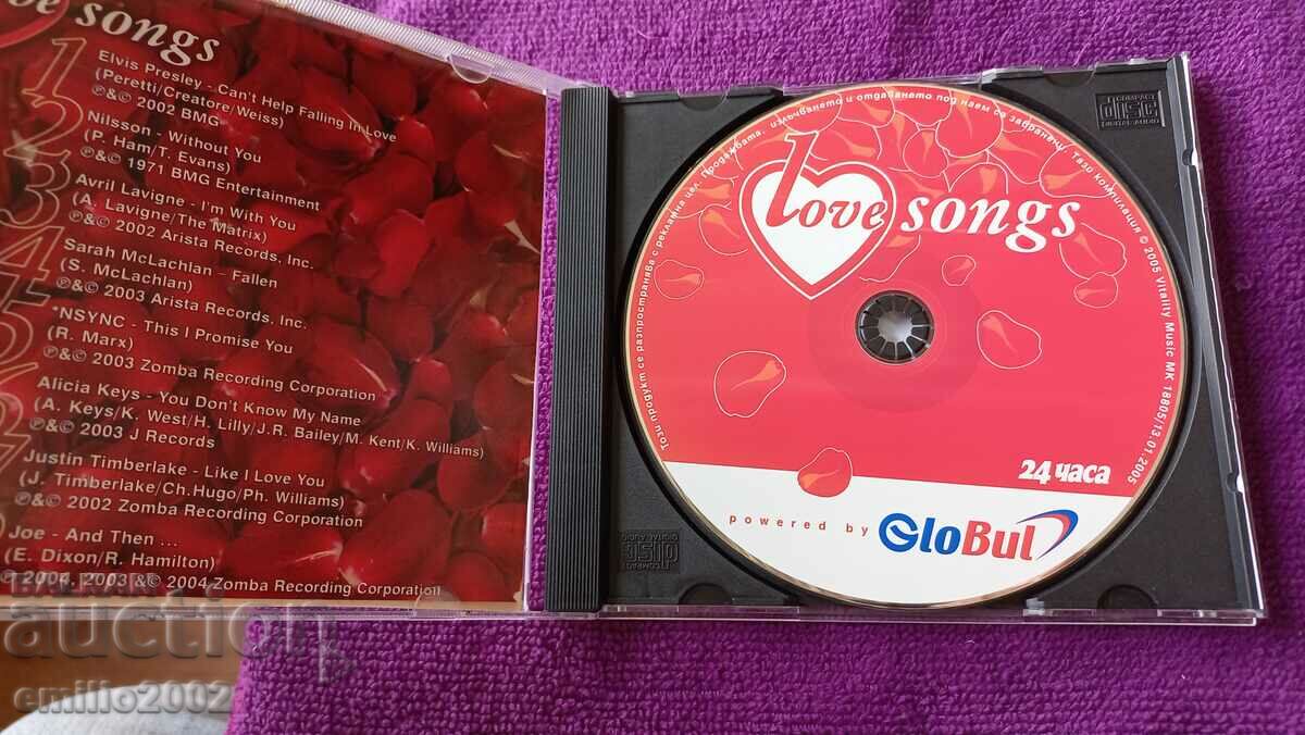 CD ήχου - τραγούδια αγάπης με τιμή 2.99 BGN | € 1.53 CD ήχου - τραγούδια αγάπης με τιμή 2.99 BGN | € 1.53