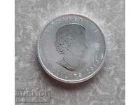1 and 1/2 ounce 8 Dollars Investment Silver Coin...