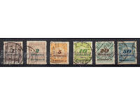 1923. Γερμανία. Αριθμητικά γραμματόσημα με επιτύπωση.