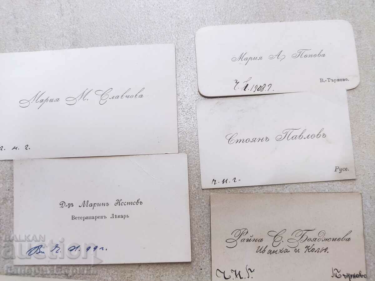 Auction Lot of 10 old business cards 1899-1908 Auction Lot of 10 old business cards 1899-1908