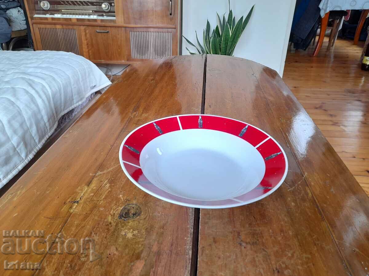 Coca Cola plate, Coca Cola with price 20.00 BGN | € 10.23 Coca Cola plate, Coca Cola with price 20.00 BGN | € 10.23