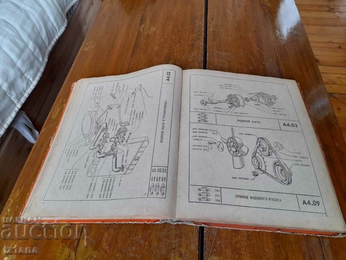 Auction Book Catalog details Zhiguli, Lada, VAZ 2101, 2102, 2103 Auction Book Catalog details Zhiguli, Lada, VAZ 2101, 2102, 2103