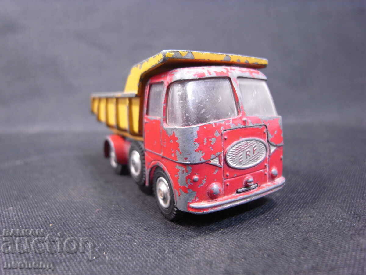 OLD RETRO METAL TROLLEY TRUCK E.R.F. CORGI TOYS - 5 OLD RETRO METAL TROLLEY TRUCK E.R.F. CORGI TOYS - 5