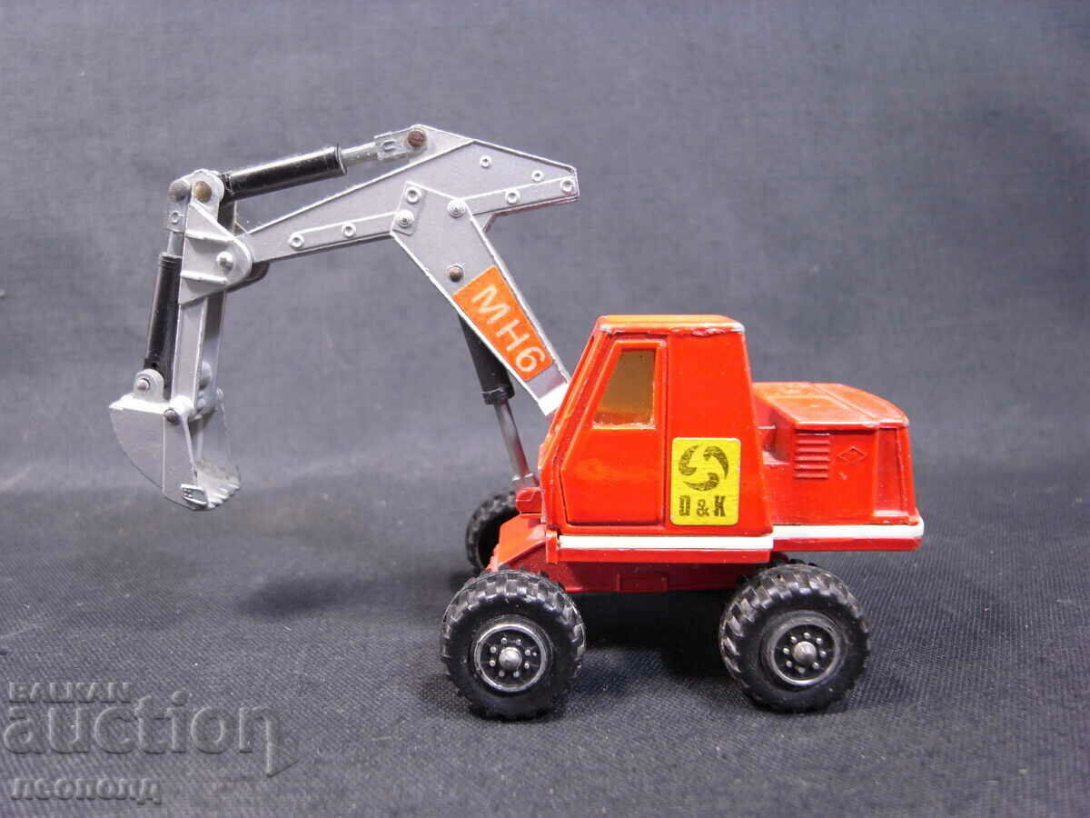 OLD RETRO METAL TROLLEY EXCAVATOR MATCHBOX KING SIZE with price 20.00 BGN | € 10.23 OLD RETRO METAL TROLLEY EXCAVATOR MATCHBOX KING SIZE with price 20.00 BGN | € 10.23